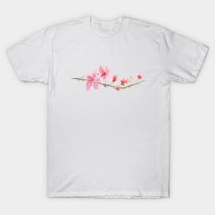 Cherry blossom water color painting T-Shirt